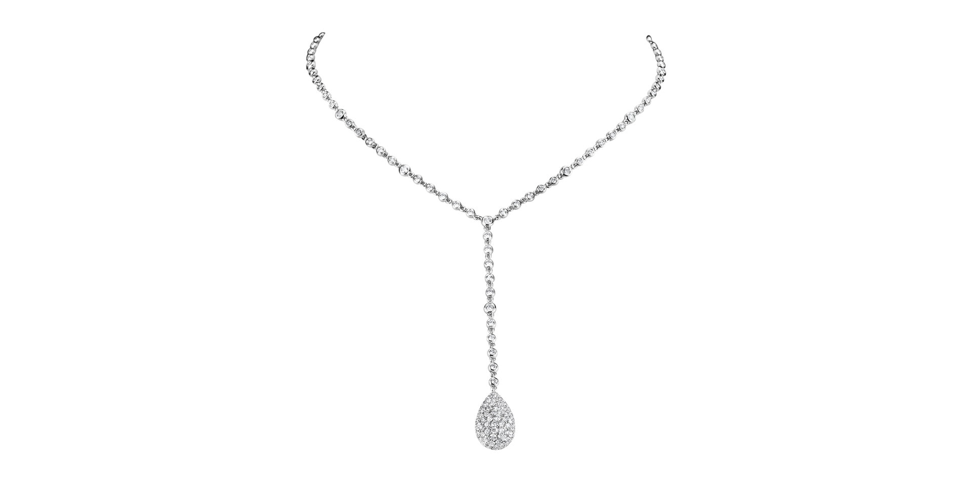 Náhrdelník s diamantmi Dew Drop