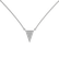 Náhrdelník s diamantmi Shiny Triangle4
