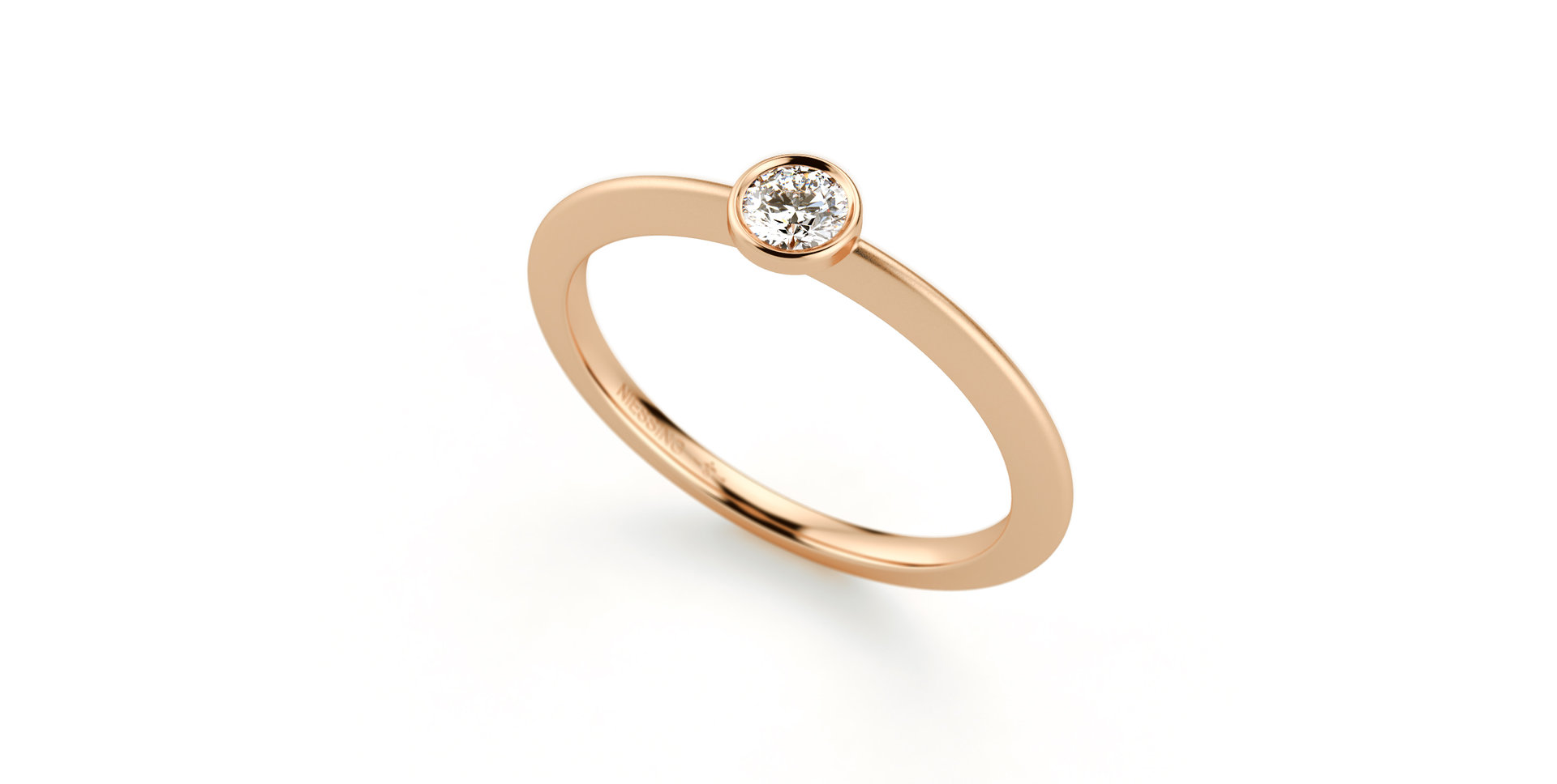 Prsteň s diamantom Stella