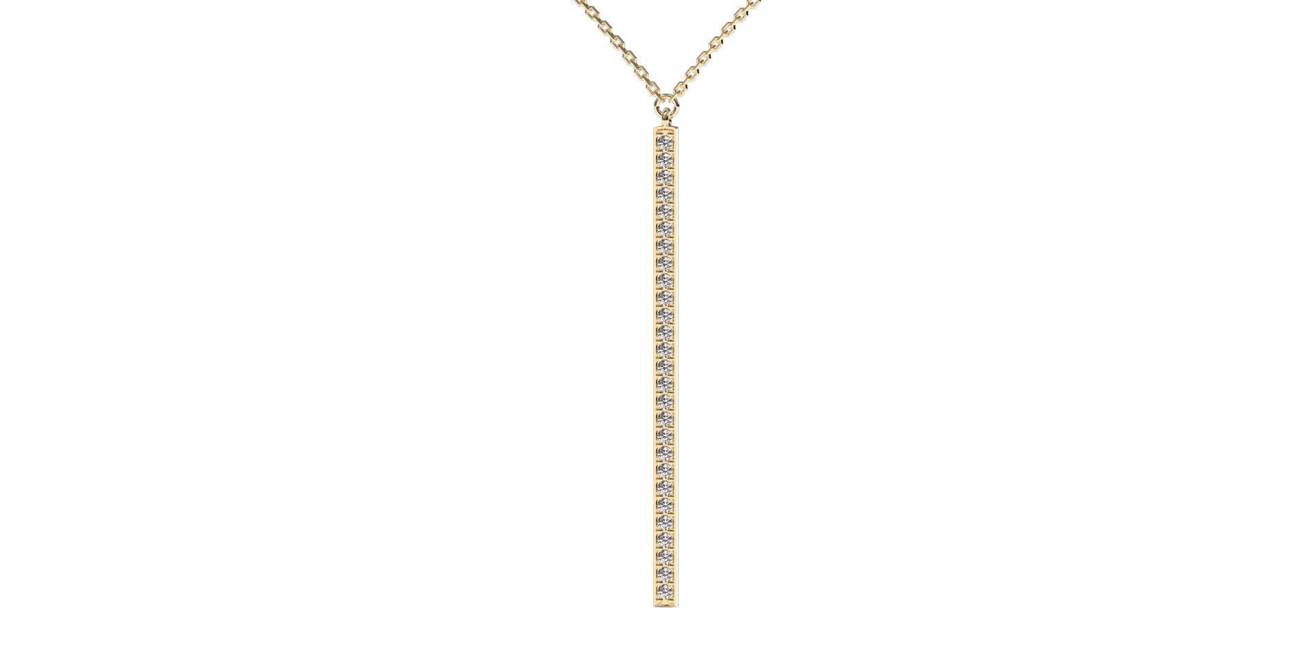 Náhrdelník s diamantmi Precious Dash