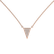 Náhrdelník s diamantmi Shiny Triangle5