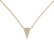 Náhrdelník s diamantmi Shiny Triangle5