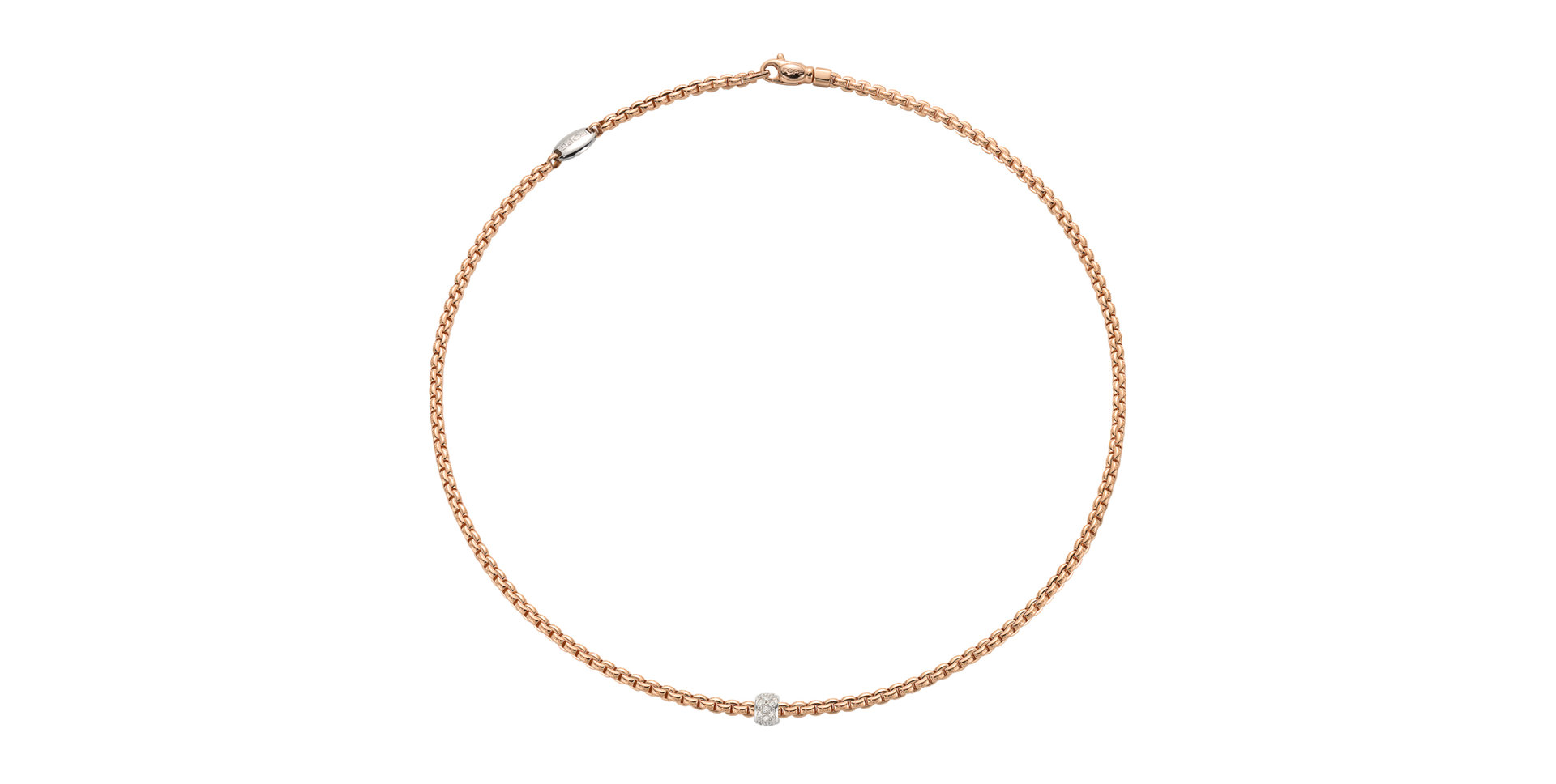 Náhrdelník s diamantmi Flex'it