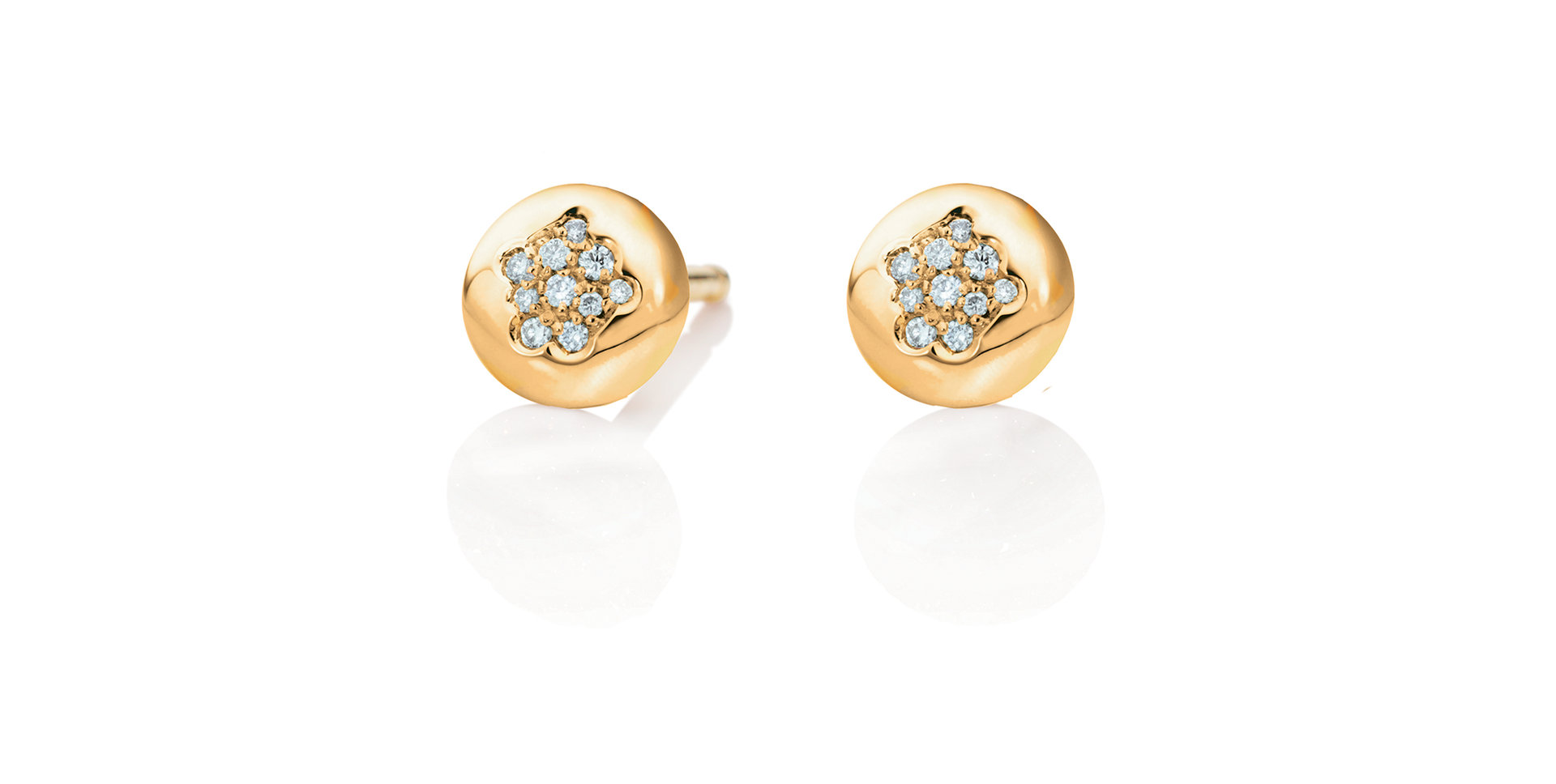 Náušnice s diamantmi Dolcini