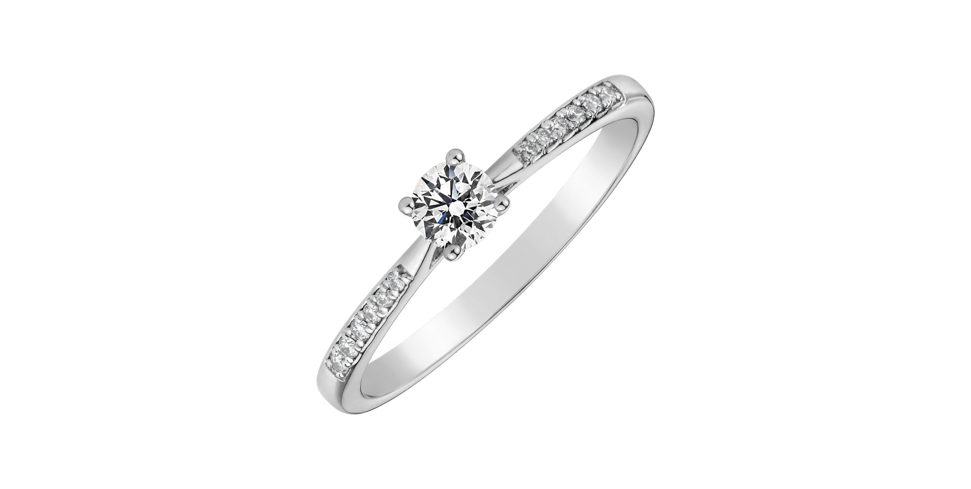 Prsteň s diamantmi Pure Love