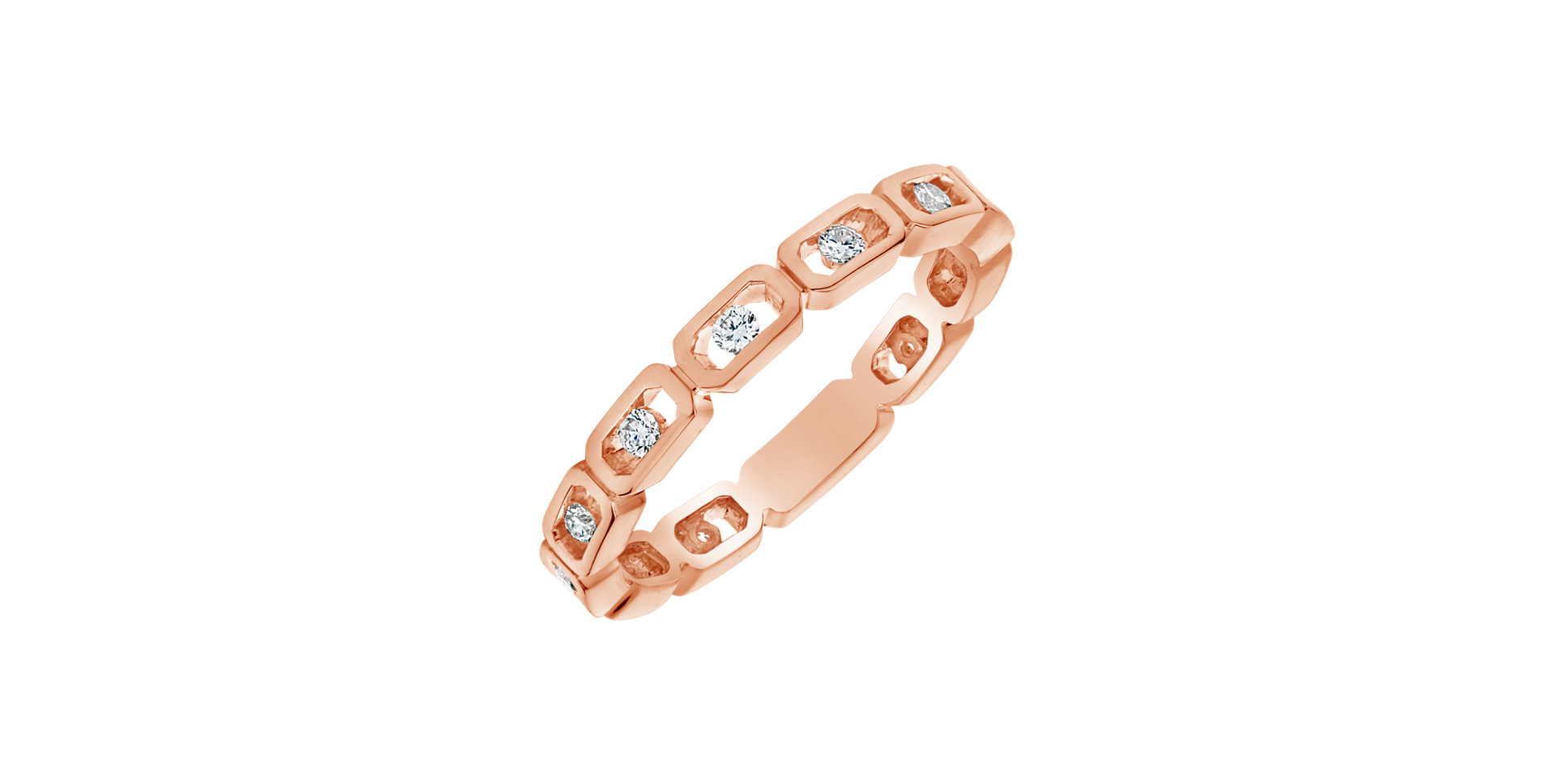 Prsteň s diamantmi Magna