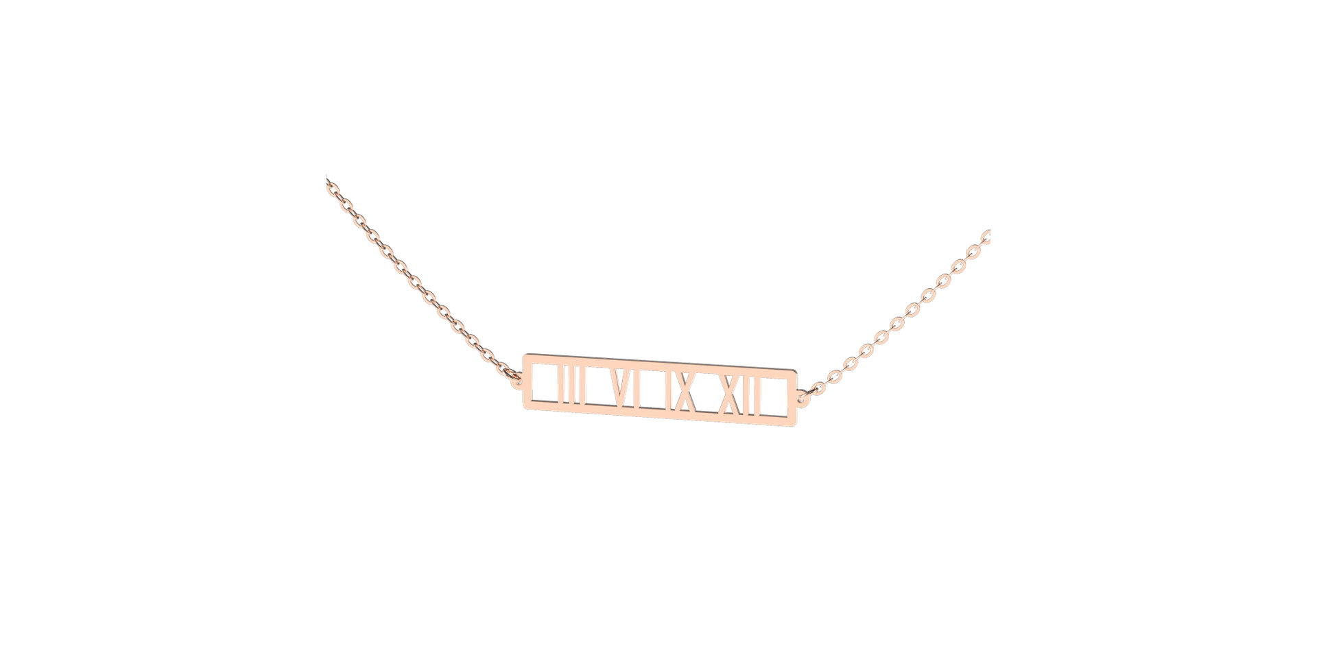 Náhrdelník s diamantom Precious Hour