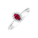 Prsteň s rubínom a diamantmi Princess Sparkle4