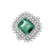 Prsteň so smaragdom a diamantmi Wonder Princess5