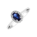 Prsteň so zafírom a diamantmi Princess Wish4