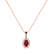 Přívěsok s rubínom a diamantmi Princess Essence4