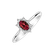 Prsteň s rubínom a diamantmi Trixie Princess4