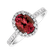 Prsteň s diamantmi a rubínom Princess4