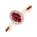 Prsteň s diamantmi a rubínom Princess4
