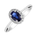 Prsteň s diamantmi a zafírom Princess6