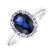 Prsteň s diamantmi a zafírom Princess4