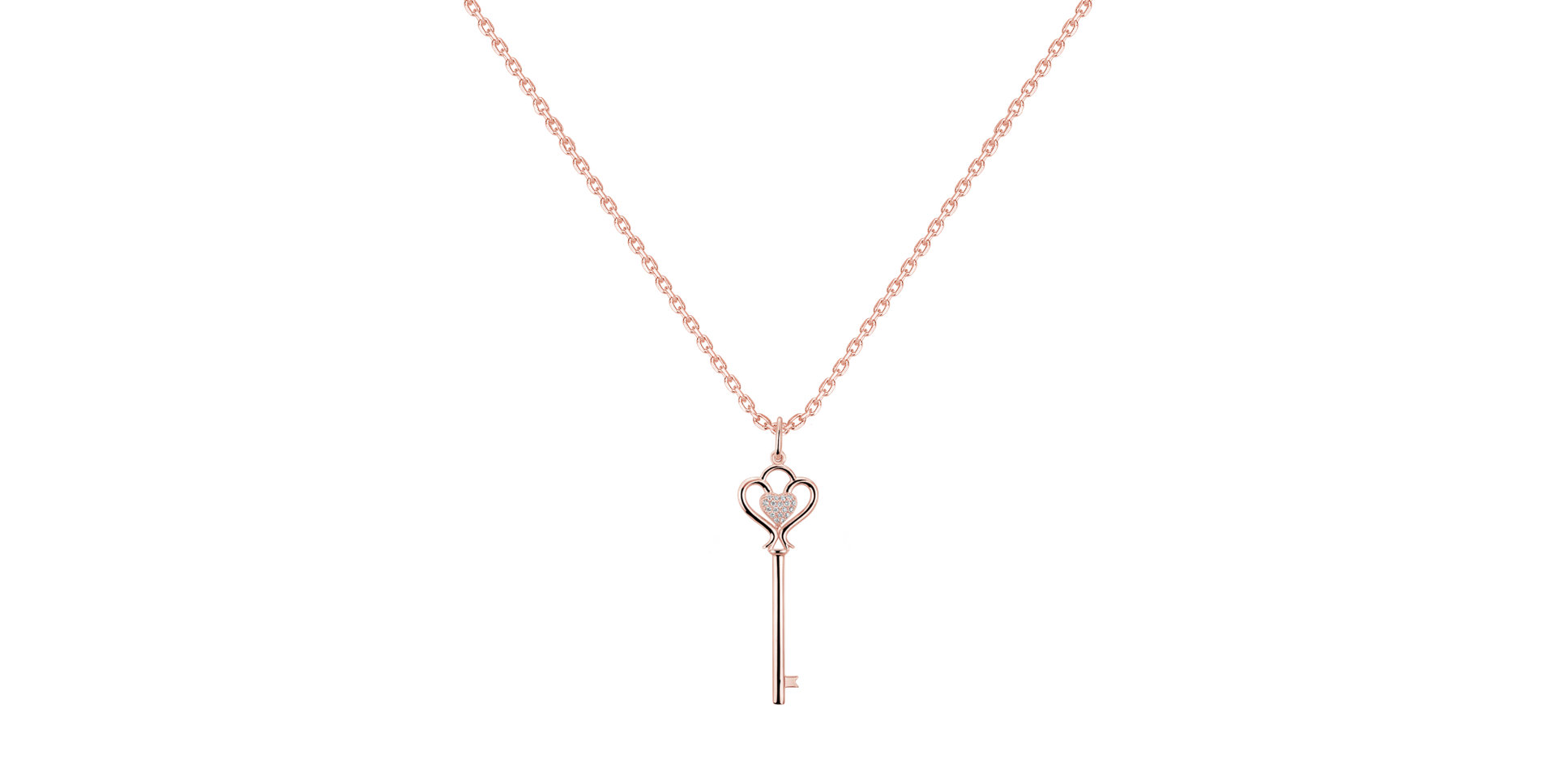 Prívesok s diamantmi Alchemy Key