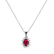 Přívěsok s rubínom a diamantmi Princess Sparkle4