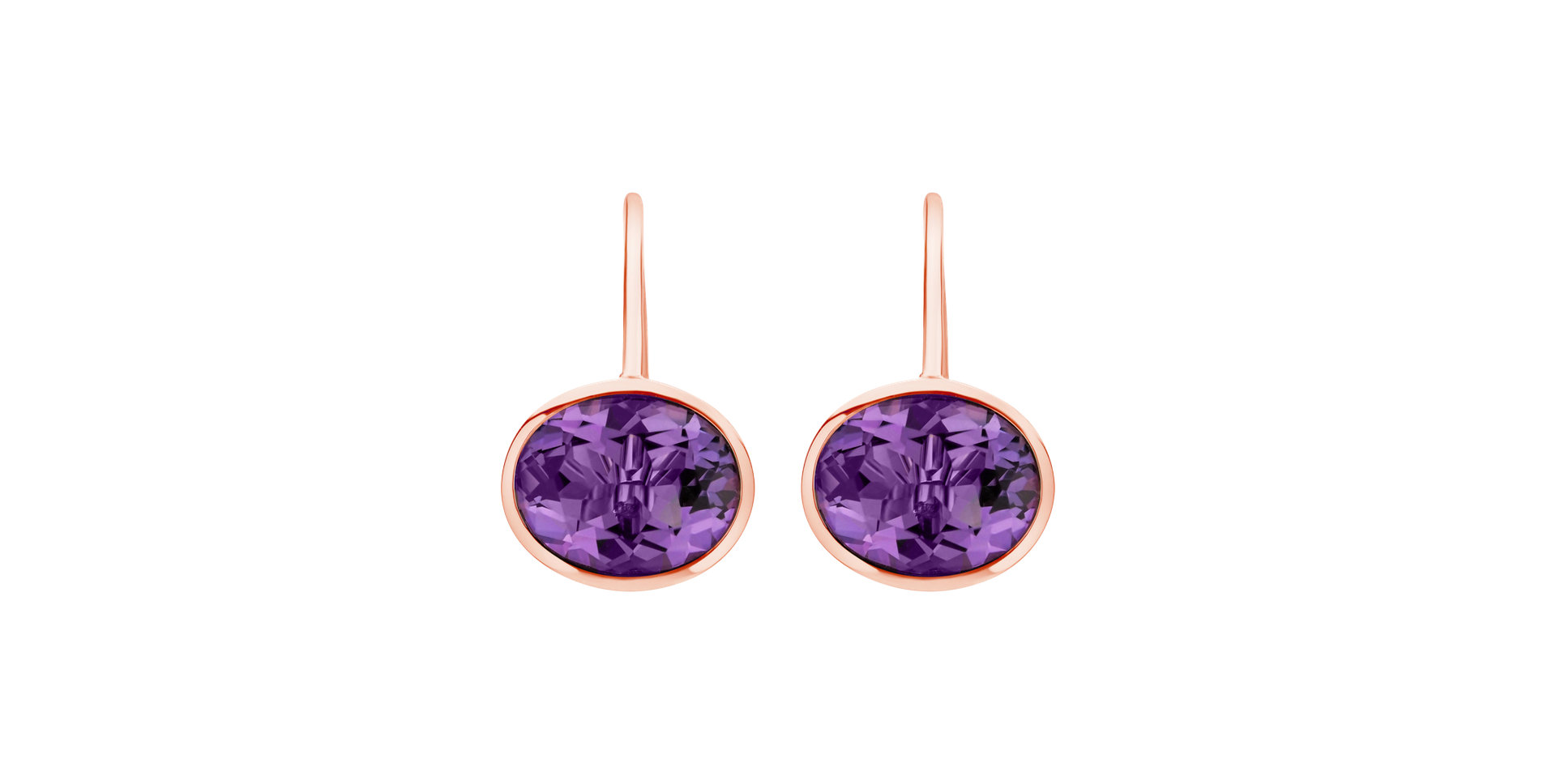 Naušnice s ametystom Soline