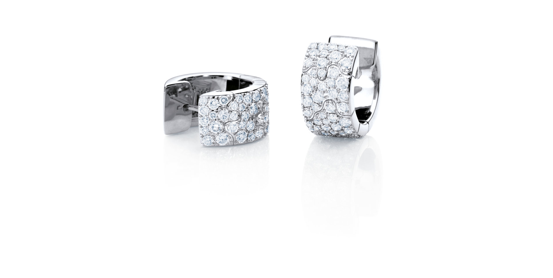 Náušnice s diamantmi Vulcano