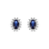 Náušnice s zafírom a diamantmi Princess Sparkle5