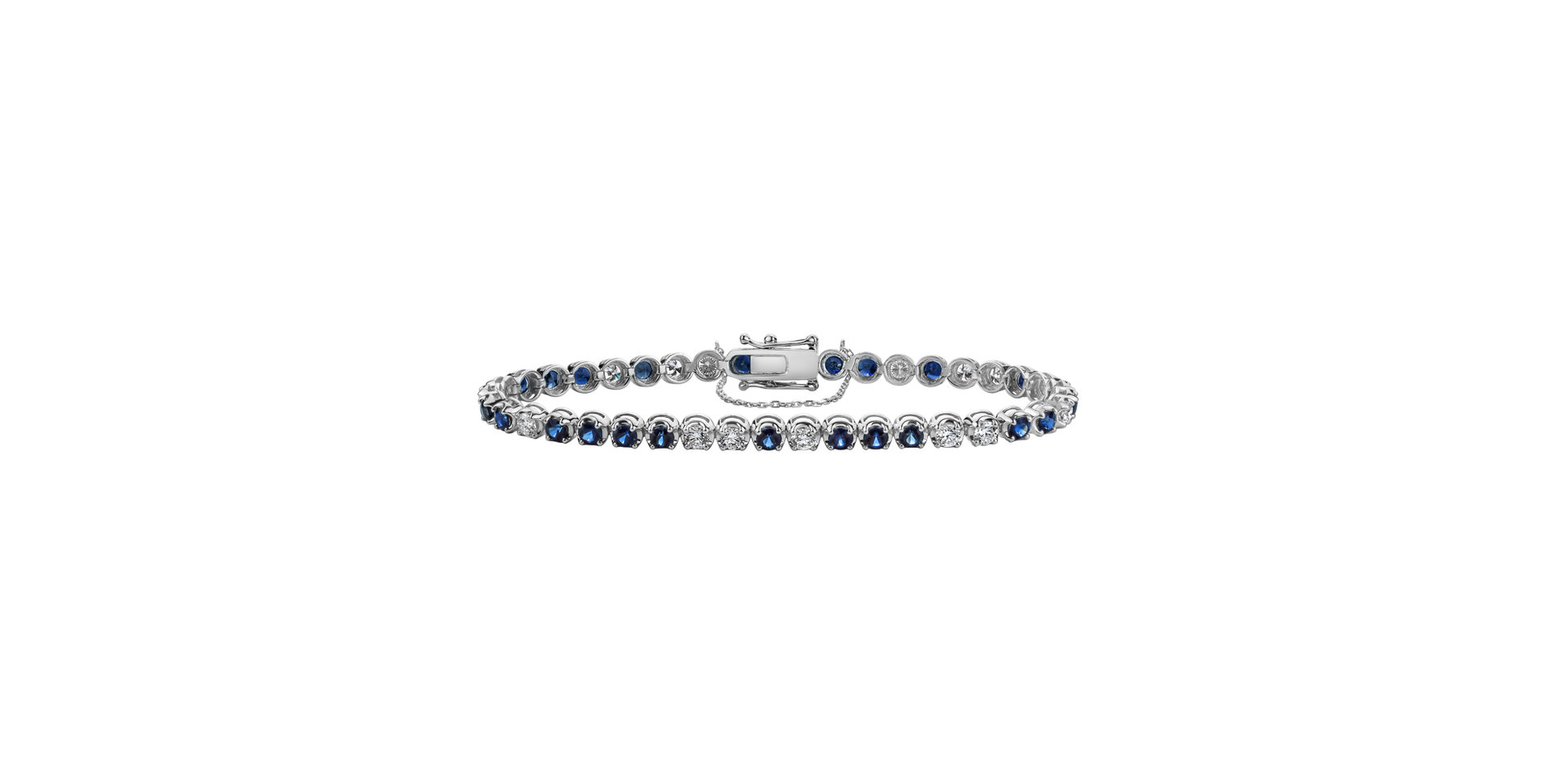 Náramok s diamantmi a zafírom Gem Euphoria