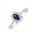 Prsteň s zafírom a diamantmi Princess Joy4