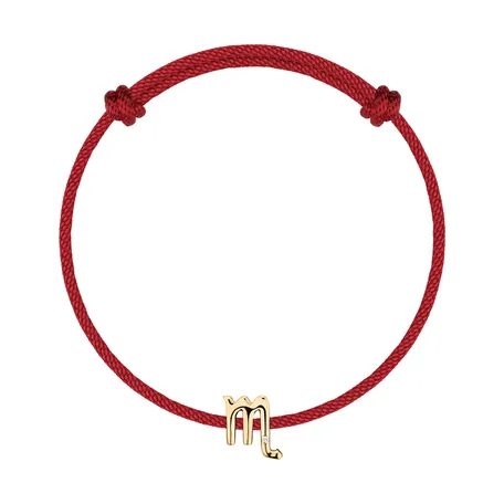 Diamantový náramok so šnúrkou Scorpio