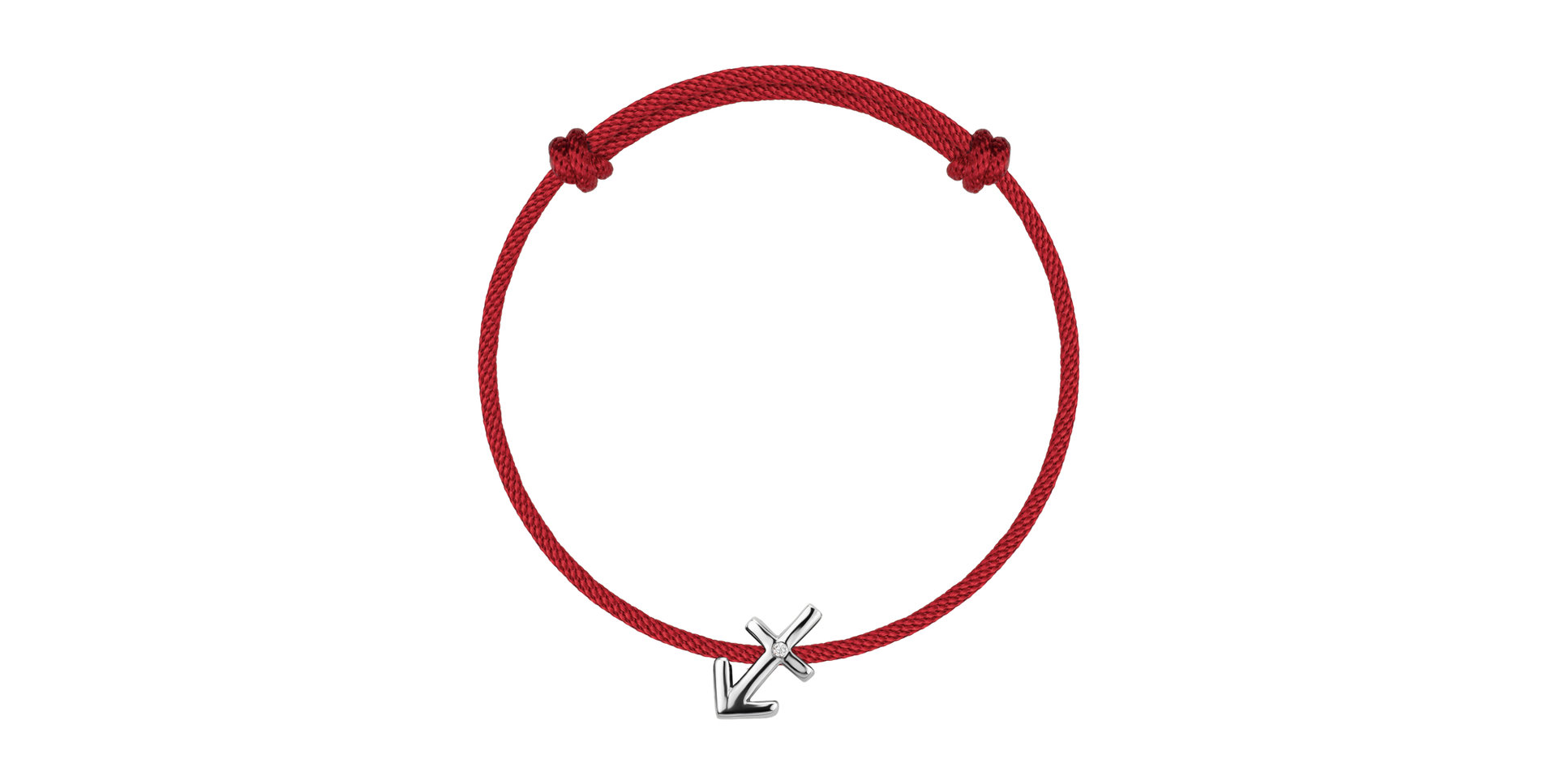 Diamantový náramok so šnúrkou Sagittarius