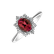 Prsteň s rubínom a diamantmi Trixie Princess4