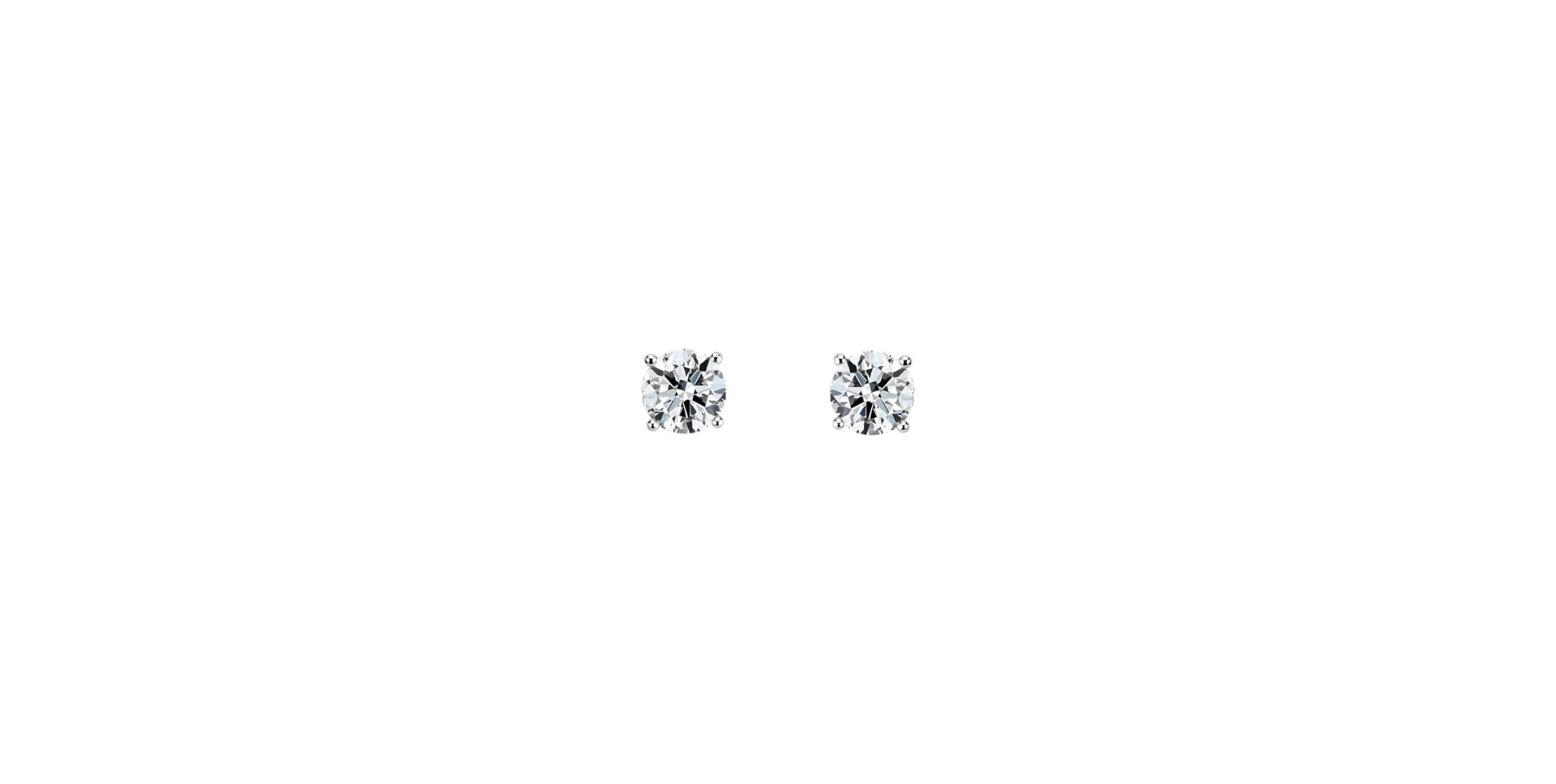 Náušnice s diamantom Essential Shine