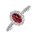 Prsteň s diamantmi a rubínmi Glamour Princess4