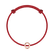 Diamantový náramok so šnúrkou Flat Line O4