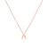 Náhrdelník s diamantom Flat Line A4