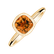 Prsteň s citrínom madeira Space Bonbon7