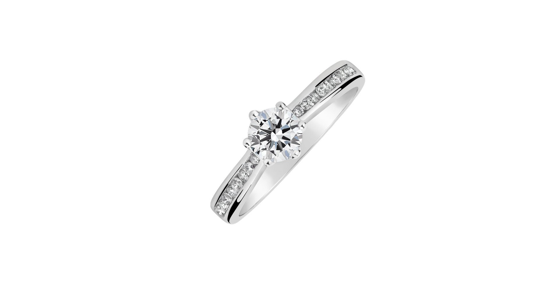 Prsteň s diamantmi Shimmering Love
