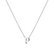 Náhrdelník s diamantom Flat Line P4