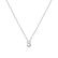 Náhrdelník s diamantom Flat Line S4