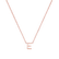Náhrdelník s diamantom Round Line E4