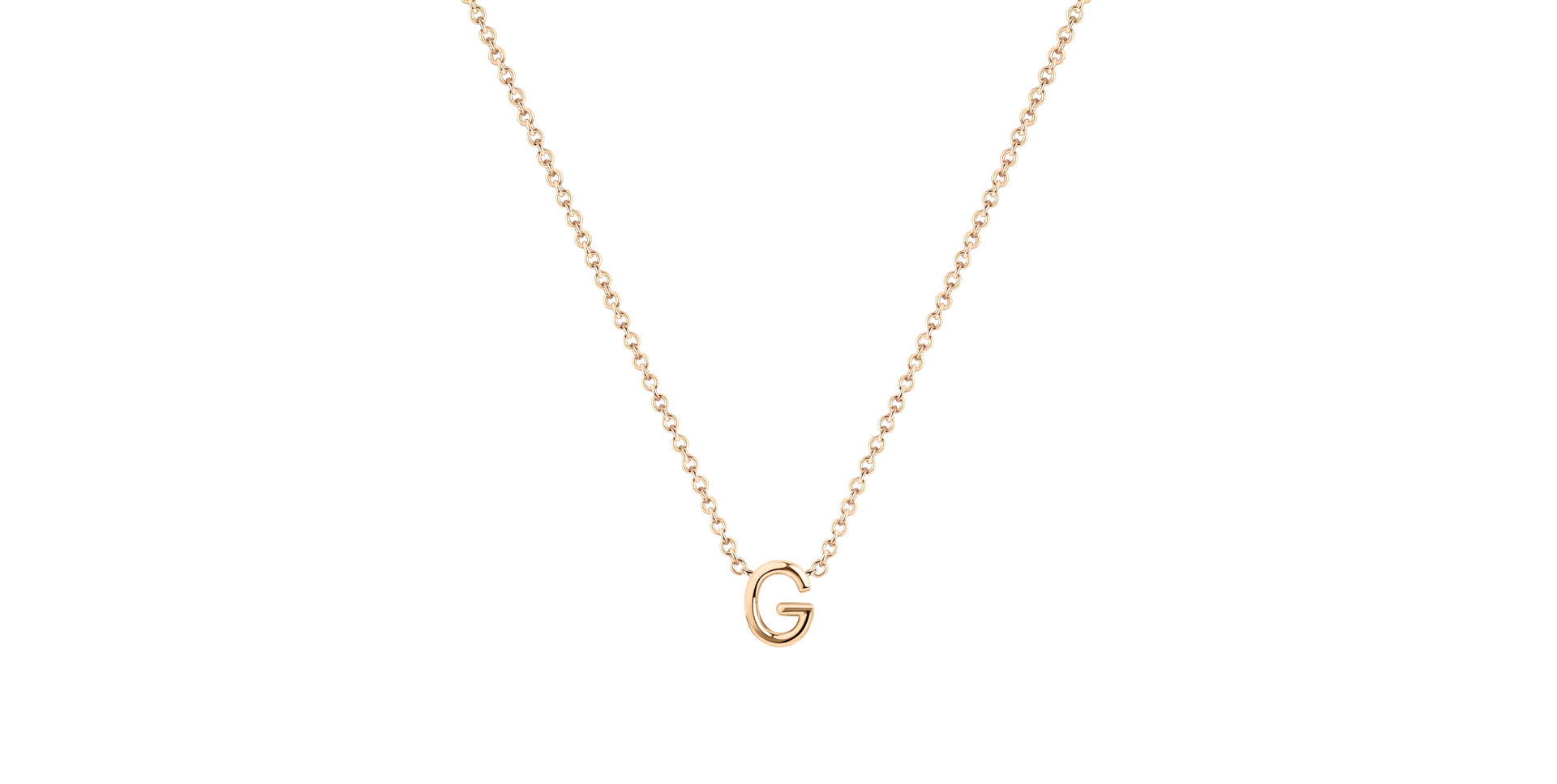 Náhrdelník s diamantom Round Line G