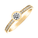 Prsteň s diamantmi Shine Forever4