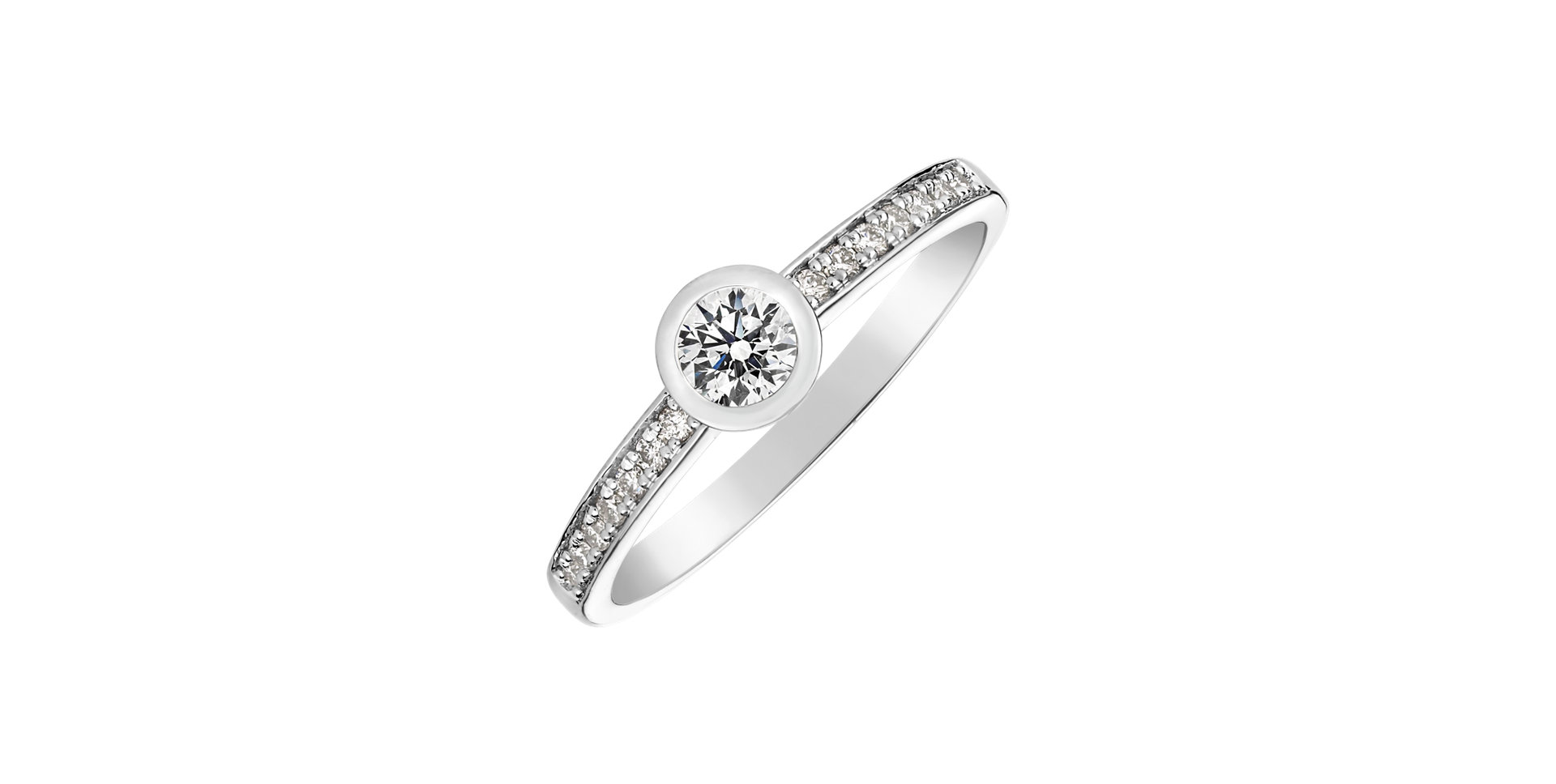 Prsteň s diamantmi Love Forever