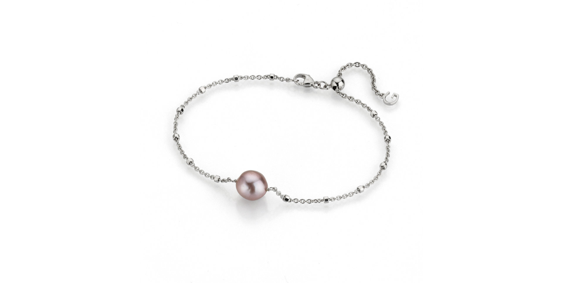 Náramok so sladkovodnou ružovou perlou Ming Urban