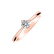 Prsteň s diamantom Love Glow5