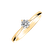 Prsteň s diamantom Love Glow5