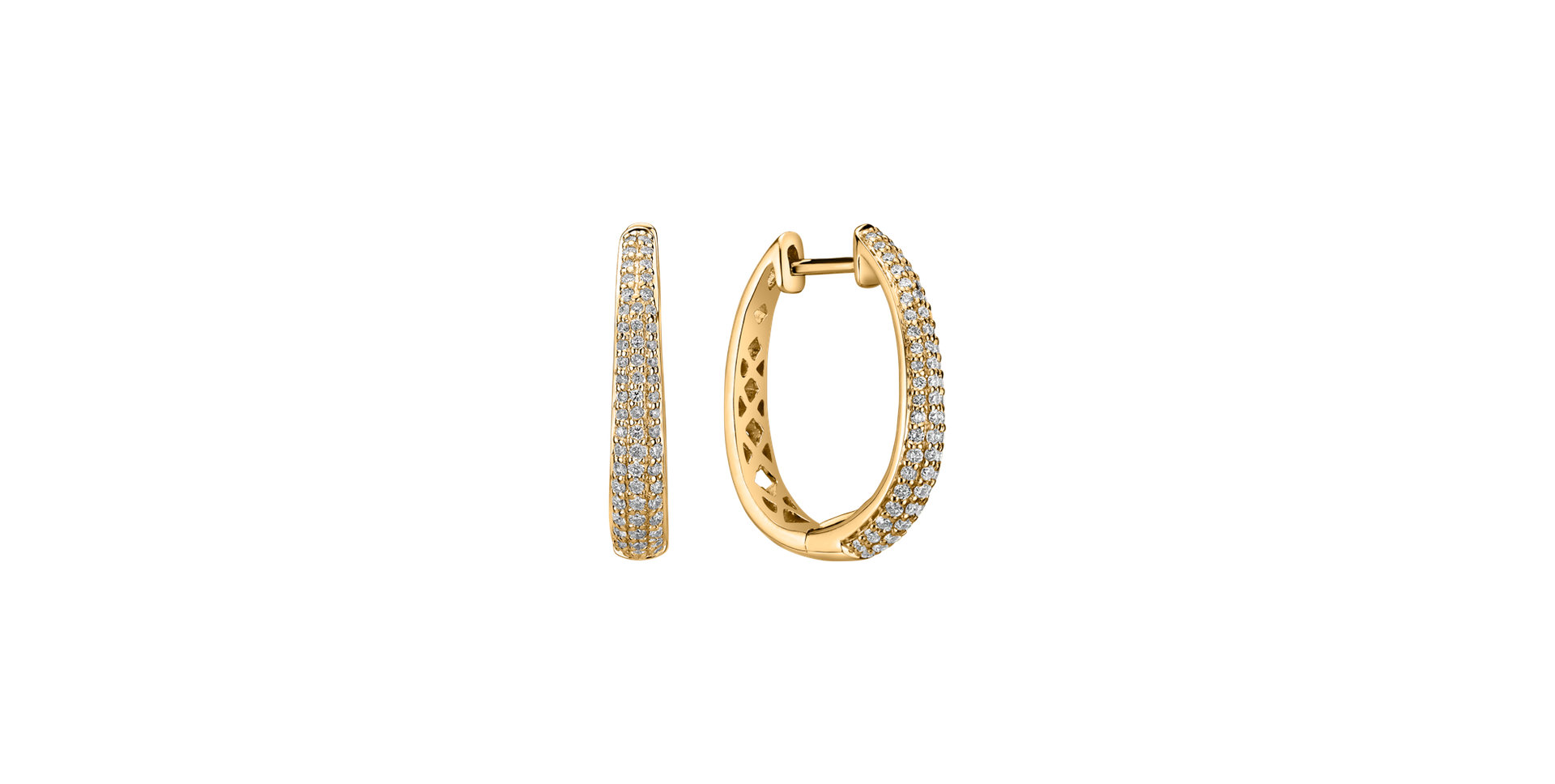 Náušnice s diamantmi Eden Diamonds