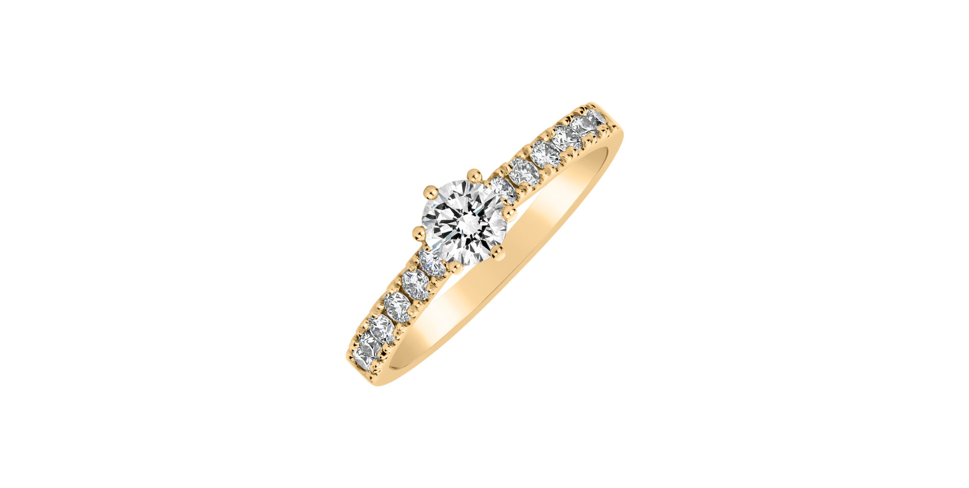 Prsteň s diamantmi Sparkling Love
