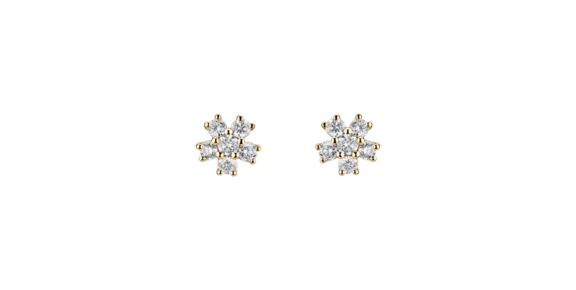 Náušnice s diamantmi Sparkless