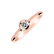Prsteň s diamantom Classy Dot5