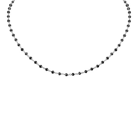 Náhrdelník s čiernymi diamantmi Dark Melody